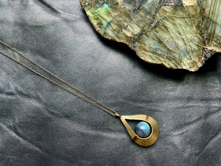 Labradorite Teardrop Necklace Online