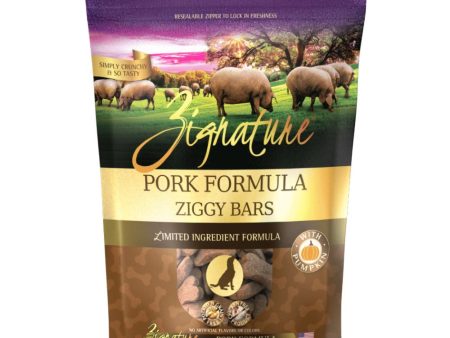 Zignature Ziggy Bars Pork Formula Grain Free Biscuit Dog Treats 12oz Fashion