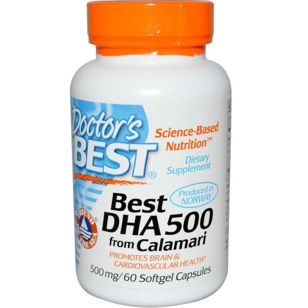 Doctor s Best, Calamari DHA Omega-3 with Calamarine, 180 Softgels Online Sale