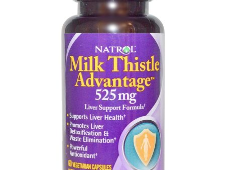 Natrol Milk Thistle Advantage 525mg 60 Veggie Capsules Discount