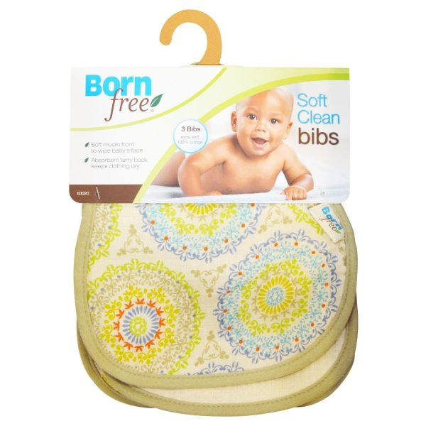 Born Free, Soft Clean Bibs, 3 Bibs Online Sale