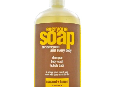 Eo Products, Everyones Soap, Shampoo, Body Wash & Bubble Bath Coconut & Lemon (960ml) on Sale