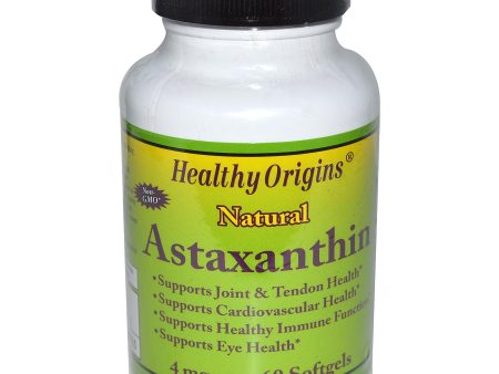 Healthy Origins, Astaxanthin, 4 mg, 60 Softgels - Dietary Supplement Fashion