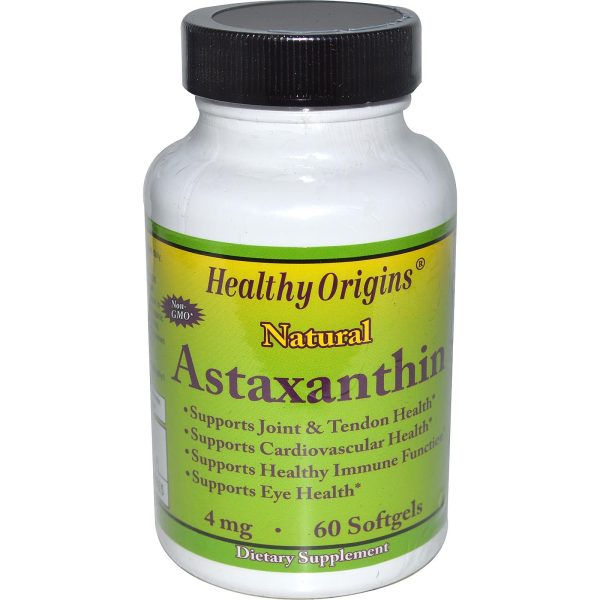 Healthy Origins, Astaxanthin, 4 mg, 60 Softgels - Dietary Supplement Fashion