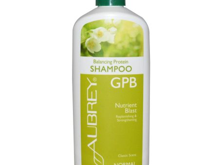 Aubrey Organics GPB Balancing Protein Shampoo Nutrient Blast Normal 11 fl oz 325ml Online now