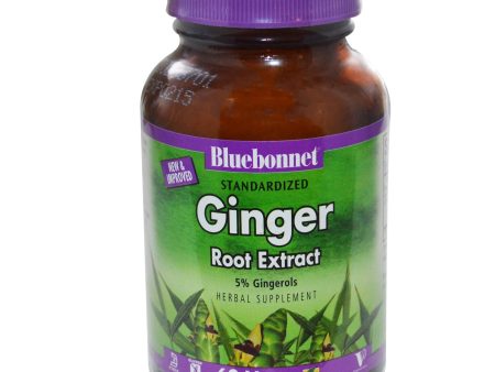 Bluebonnet Nutrition Ginger Root Extract 60 Veggie Capsules For Sale