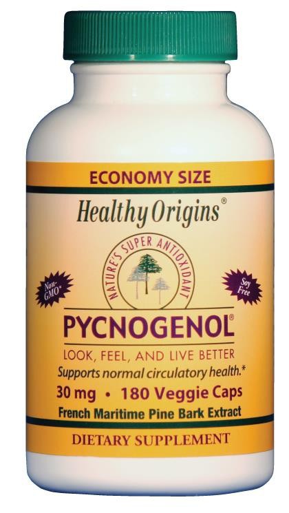 Healthy Origins Pycnogenol 30mg 180 VCaps - Economy Size Hot on Sale