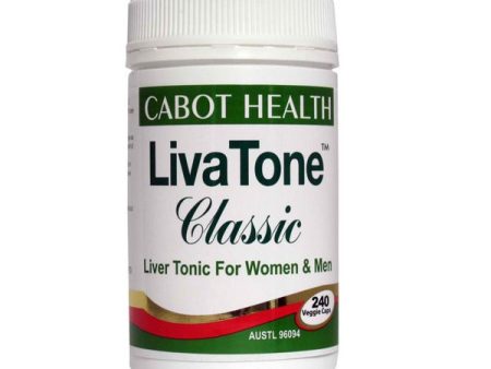 Cabot Health, Livertone Caps, Liver Tonic For Men & Women, 240 Capsules on Sale