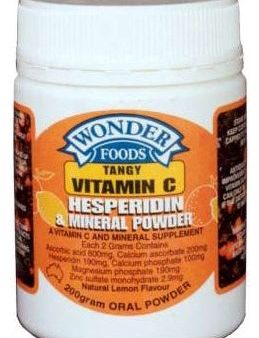 Wonder Foods, Tangy Vitamin C, Powder, 200 g Supply