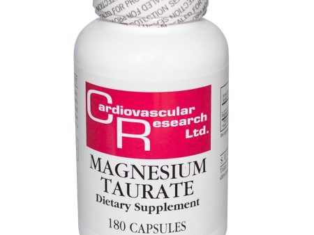 Cardiovascular Research Ltd Magnesium Taurate 180 Capsules Online now