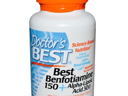 Doctor s Best Best Benfotiamine 150 + Alpha Lipoic Acid 300 60 Veggie Capsules Online Sale