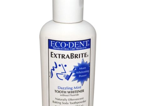 Eco-Dent Extrabrite tooth whitener without fluoride - Dazzling Mint (56g) Hot on Sale