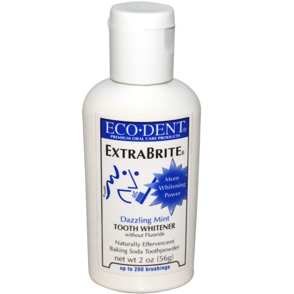 Eco-Dent Extrabrite tooth whitener without fluoride - Dazzling Mint (56g) Hot on Sale