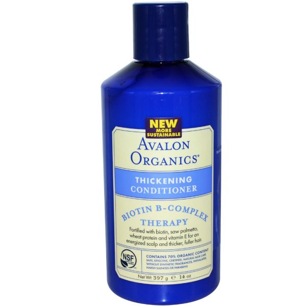 Avalon Organics, Thickening Conditioner, Biotin B-Complex Therapy, 14 oz, 397 g Cheap