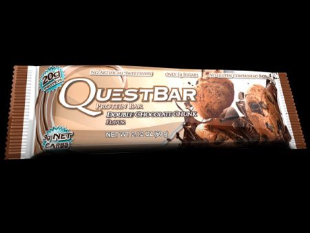 Quest Nutrition Protein Bar Double Chocolate Chunk 12 Bars 60g Each Supply