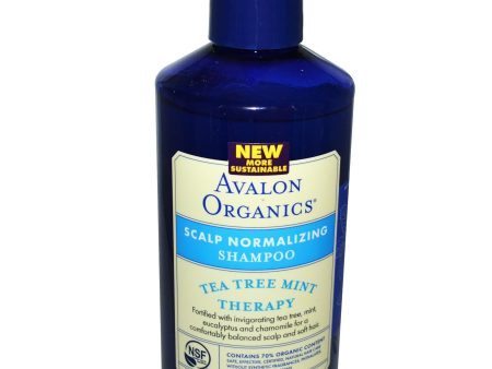 Avalon Organics, Scalp Normalising Shampoo, Tea Tree Mint Therapy, 14 fl oz, 414 ml on Sale