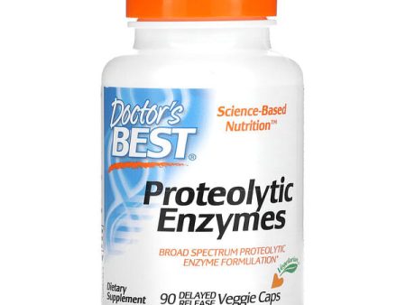 Doctor s Best, Proteolytic Enzymes, 90 Delayed Release Veggie Caps Hot on Sale