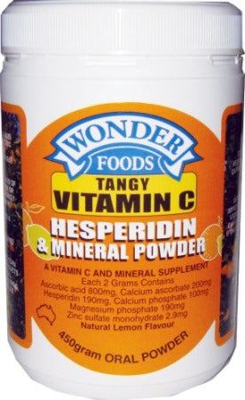 Wonder Foods Tangy Vitamin C Powder 450g - Vitamin Supplement Cheap