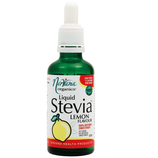 Nirvana Organics, Stevia, Liquid, Lemon, 50 ml For Cheap