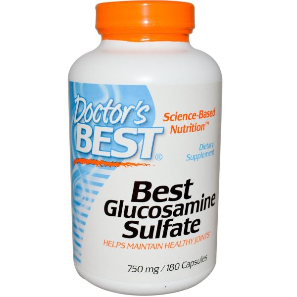 Doctor s Best, Vegan Glucosamine Sulfate with GreenGrown Glucosamine, 750 mg, 180 Veggie Caps Cheap