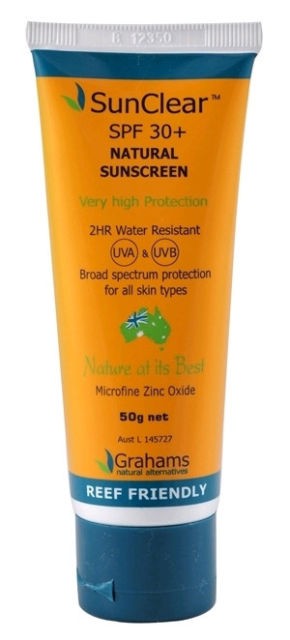 Graham s Natural Sun-Clear Sunscreen SPF 30 + 50g Cheap