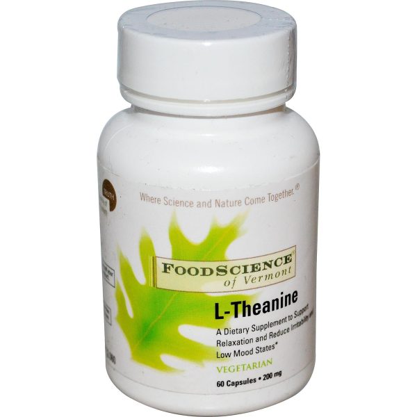 FoodScience, L-Theanine, 200 mg, 60 Capsules - Dietary Supplement Cheap