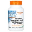 Doctor s Best Best Stabilized R-Lipoic Acid 100mg 180 VCaps Online Hot Sale