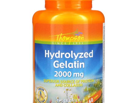 Thompson, Hydrolyzed Gelatin, 1,000 mg, 60 Tablets Discount