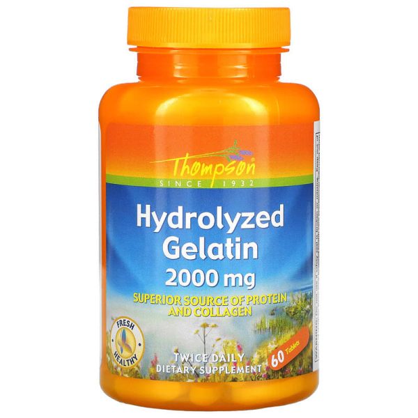 Thompson, Hydrolyzed Gelatin, 1,000 mg, 60 Tablets Discount