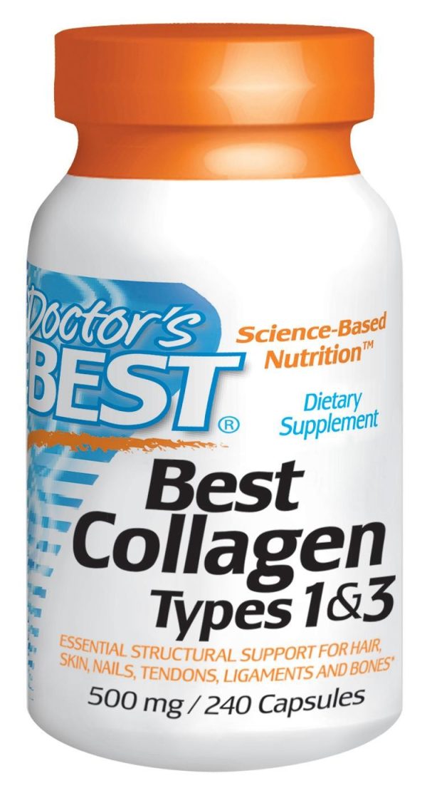 Doctor s Best, Best Collagen, Types 1 & 3, 500 mg, 240 Capsules Fashion