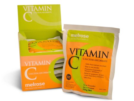 Melrose, Vitamin C, Calcium Ascorbate, Powder, 8x 125 g Hot on Sale