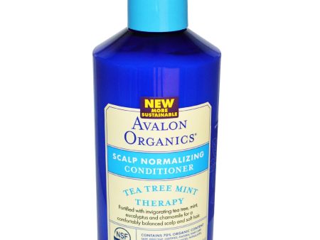 Avalon Organics, Scalp Normalising Conditioner, Tea Tree Mint Therapy, 14 oz, 397 g For Cheap