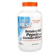 Doctor s Best Betaine HCI Pepsin & Gentian Bitters 360 Capsules Cheap