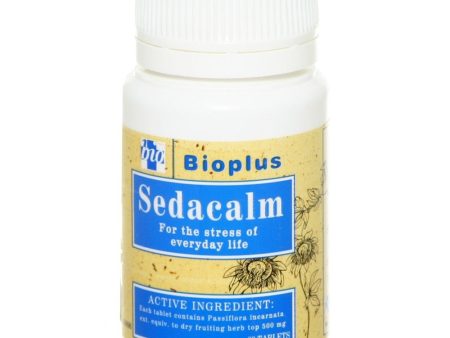 Bioplus SedaCalm 60 Tablets - Herbal Supplement For Discount