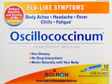 Boiron Oscillococcinum 12 Doses 0.04 oz Each - Health Supplement Discount