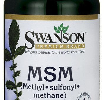 Swanson Premium MSM 500mg 250 Capsules - Dietary Supplement Online Hot Sale