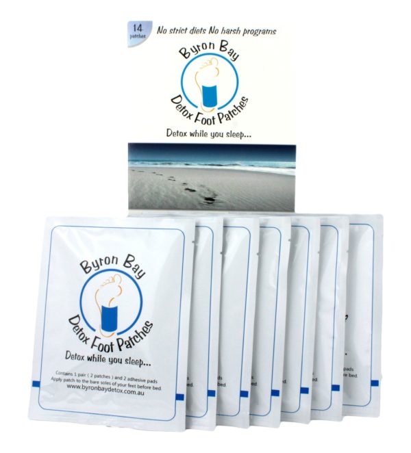 Byron Bay, Detox Foot Patches, 14 s Online now