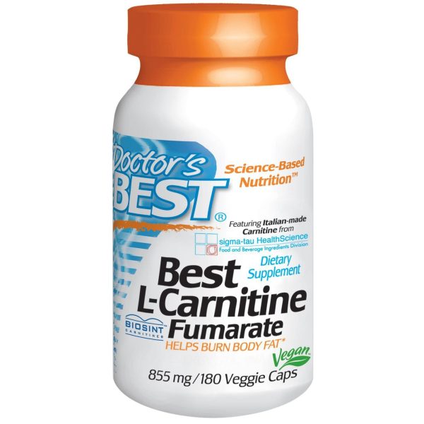 Doctor s Best, Best Carnitine Fumarate, 855mg, 180 VCaps For Cheap