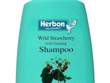 Herbon Natural Products, Wild Strawberry & Ginseng Shampoo, 250 ml For Cheap