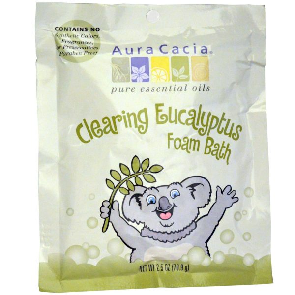 Aura Cacia, Clearing Foam Bath Eucalyptus (70.9g) Online now