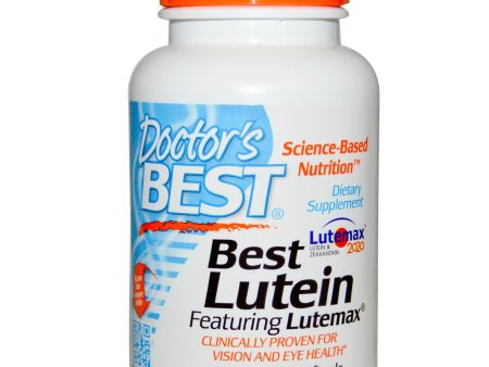 Doctor s Best Best Lutein Featuring Lutemax 180 Softgels Cheap