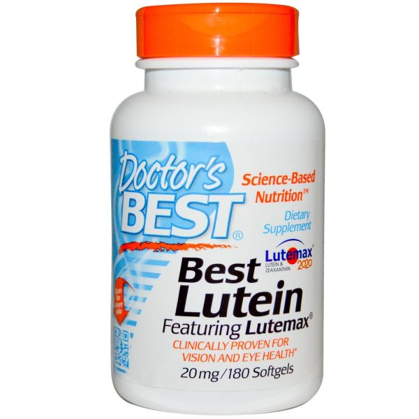 Doctor s Best Best Lutein Featuring Lutemax 180 Softgels Cheap