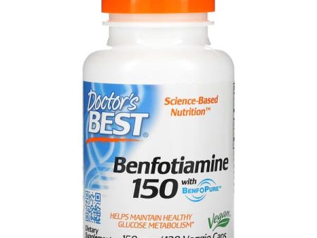 Doctor s Best Benfotiamine 150mg 120 VCaps - Dietary Supplement Online Hot Sale