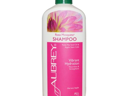 Aubrey Organics, Rosa Mosqueta Shampoo, Vibrant Hydration, All Hair Types, 11 fl oz, 325ml Supply