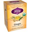 Yogi Tea, Ginger, Caffeine Free, 16 Tea Bags, 32g - Herbal Supplement For Cheap