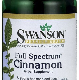 Swanson Premium Full-Spectrum Cinnamon, 375 mg, 180 Capsules Fashion