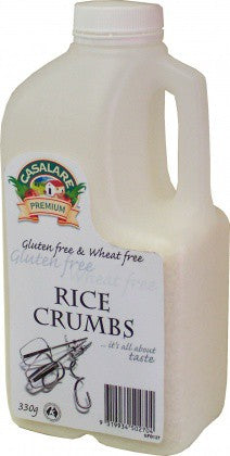 Casalare, White Rice Crumbs, Gluten Free & Wheat Free, 330 g on Sale