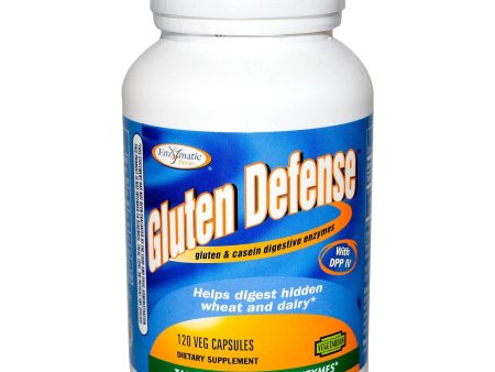 Enzymatic Therapy, Gluten Defense, Targeted Digestive Enzymes, 120 VCaps Sale