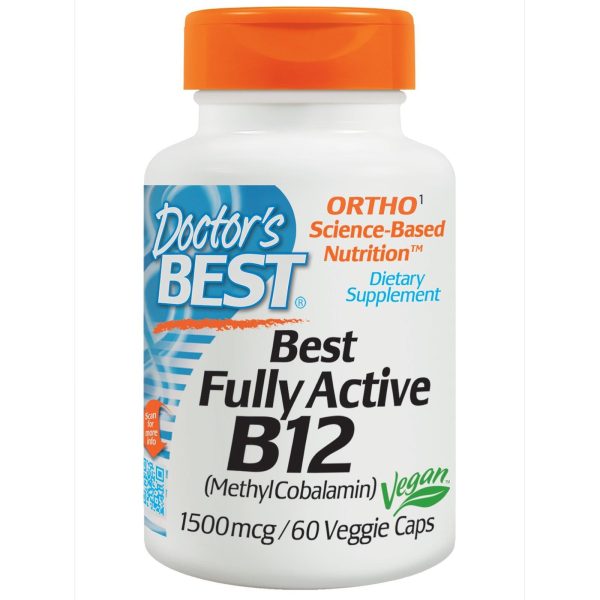 Doctor s Best Fully Active B12 1500mcg 60 Veggie Caps For Cheap