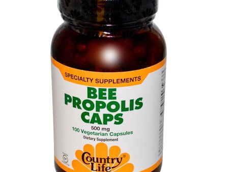 Country Life, Bee Propolis Caps, 500mg, 100 Veggie Caps Online Sale